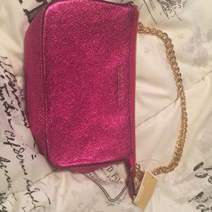 Micheal Kors Clutch Ultra Pink Leather